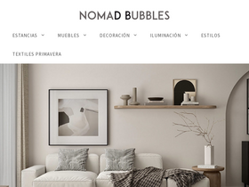 'nomadbubbles.com' screenshot