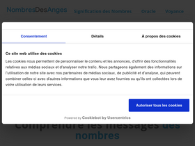'nombresdesanges.com' screenshot