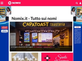 'nomix.it' screenshot