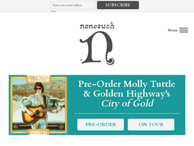 'nonesuch.com' screenshot