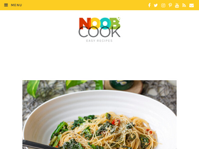 'noobcook.com' screenshot