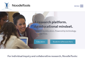 'noodletools.com' screenshot
