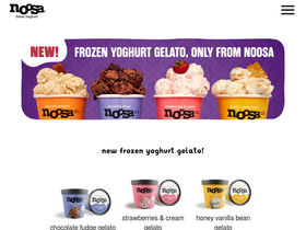 'noosayoghurt.com' screenshot