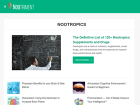 'nootriment.com' screenshot