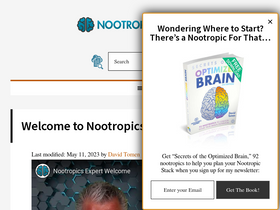 'nootropicsexpert.com' screenshot