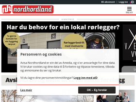 'nordhordland.no' screenshot