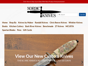 'nordicknives.com' screenshot