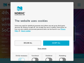 'nordicsemi.com' screenshot