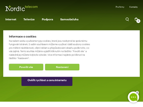 'nordictelecom.cz' screenshot