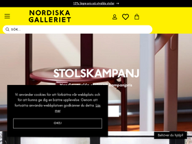 'nordiskagalleriet.se' screenshot