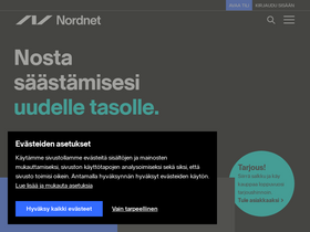 'nordnet.fi' screenshot