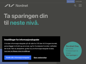 'nordnet.no' screenshot