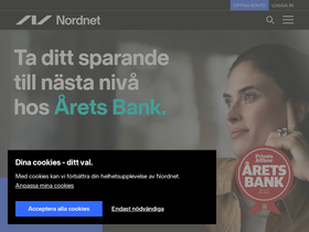 'nordnet.se' screenshot