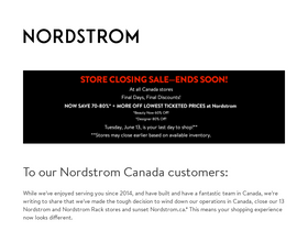'nordstrom.ca' screenshot