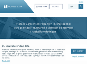 'norges-bank.no' screenshot