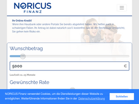 'noricus-finanz.de' screenshot