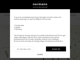 'normann-copenhagen.com' screenshot