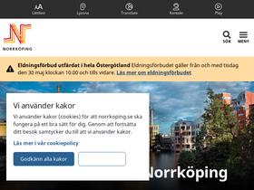 'norrkoping.se' screenshot