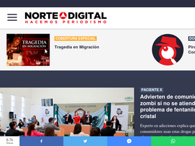 'nortedigital.mx' screenshot