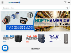 'northamericahvac.com' screenshot