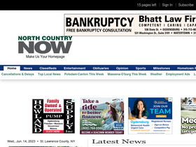 'northcountrynow.com' screenshot