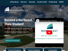 'northeaststate.edu' screenshot