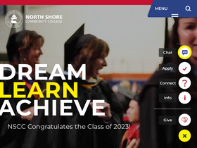 'northshore.edu' screenshot