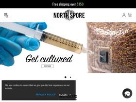 'northspore.com' screenshot