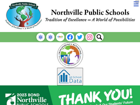 'northvilleschools.org' screenshot