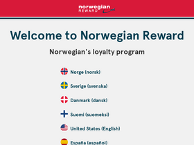 'norwegianreward.com' screenshot