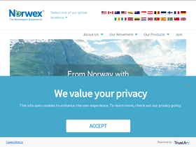 'norwex.com' screenshot