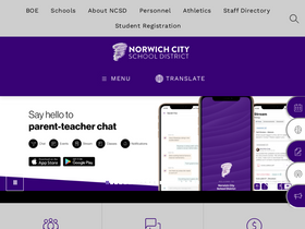 'norwichcsd.org' screenshot