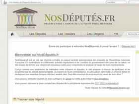 'nosdeputes.fr' screenshot