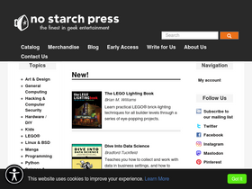 'nostarch.com' screenshot