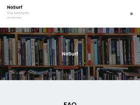 'nosurf.net' screenshot