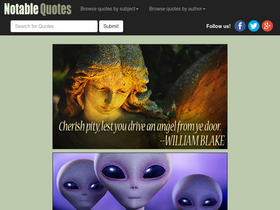 'notable-quotes.com' screenshot