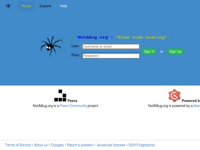 'notabug.org' screenshot