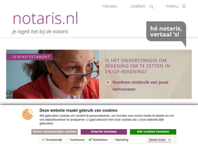 'notaris.nl' screenshot