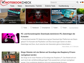 'notebookcheck.com' screenshot