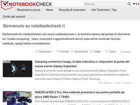'notebookcheck.it' screenshot