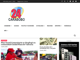 'noticias24carabobo.com' screenshot