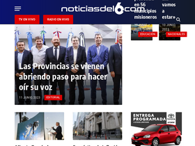 'noticiasdel6.com' screenshot