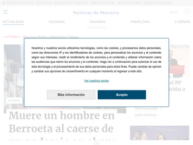 'noticiasdenavarra.com' screenshot