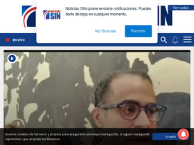 'noticiassin.com' screenshot