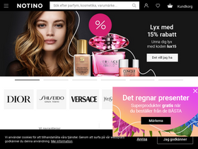 'notino.se' screenshot