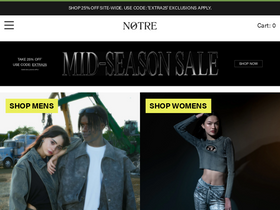 'notre-shop.com' screenshot