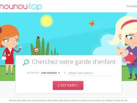 'nounou-top.fr' screenshot