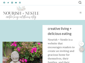 'nourishandnestle.com' screenshot