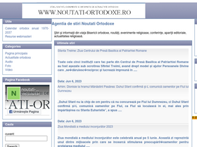 'noutati-ortodoxe.ro' screenshot