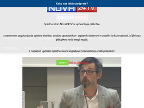 'nova24tv.si' screenshot